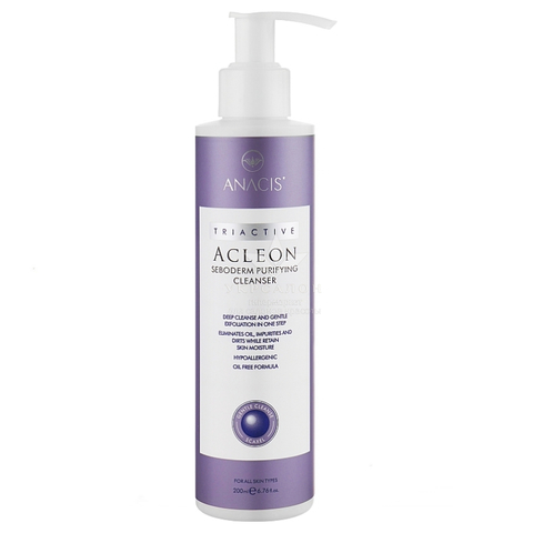 Гіпоалергенний гель для очищення шкіри Acleon Seboderm Purifying Cleanser