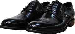 Лакированные туфли кожаные мужские Rossini Roberto 2YR1158 Black Leather.
