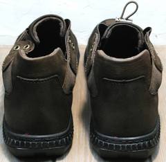 Модные мужские туфли сникерсы мужские демисезонные Luciano Bellini 71748 Brown