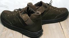Мужские демисезонные туфли кроссовки Luciano Bellini 71748 Brown