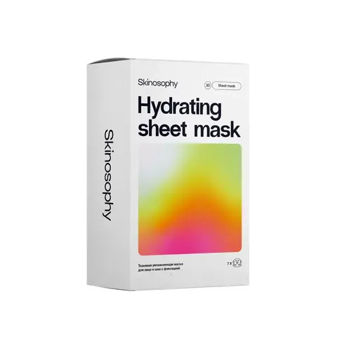SkinoSophy Увлажняющая тканевая маска 3D, 7х30 г, 7 шт. | Hydrating sheet Mask SkinoSophy Увлажняющая тканевая маска 3D, 7х30 г, 7 шт. | Hydrating sheet Mask