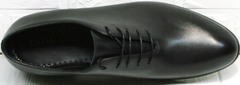 Оксфордские туфли кожаные мужские Ikoc 063-1 ClassicBlack.