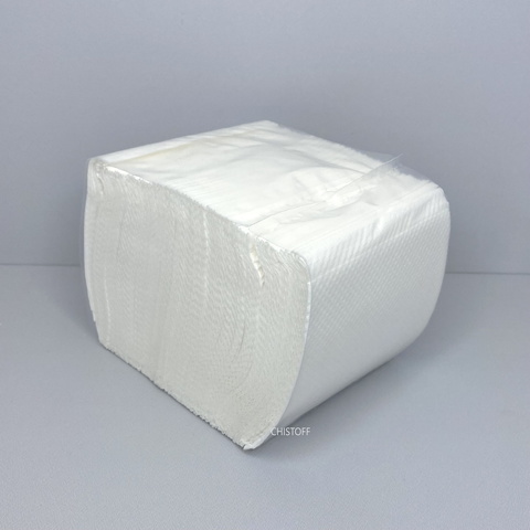Туалетная бумага листовая V сложения 2сл. (200 шт.) белая