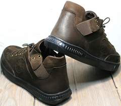 Мужские туфли спортивного стиля весна осень Luciano Bellini 71748 Brown