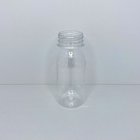 Бутылка 150 мл с широким горлом ø 38 мм прозрачная