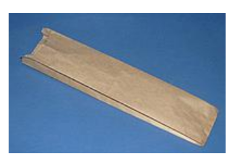 Пакет паперовий (саше) 120х30х460 мм крафт (для багету)