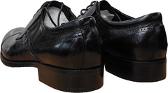 Красивые туфли классика мужские Rossini Roberto 2YR1158 Black Leather.