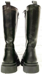 Кожаные ботинки женские зима Ari Andano 3046-l Black.