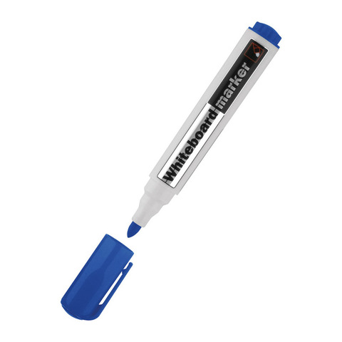 Маркер для доски Axent Delta Whiteboard 2 мм круглый синий (D2800)