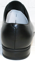 Модные классические мужские туфли Ikos 006-1 Black