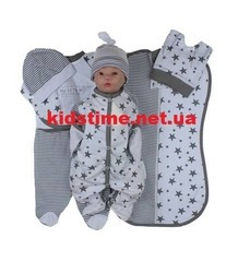 Набор одежды для новорожденного в роддом Звездочка белый