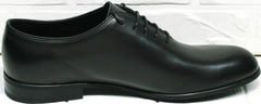 Модные классические мужские туфли для свадьбы Ikoc 063-1 ClassicBlack.