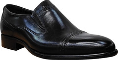 Классические мужские туфли под костюм RossiniRoberto-2YR1165-BlackLeather.