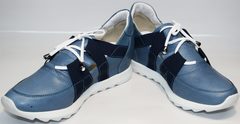 Стильные кроссовки женские Ledy West 1484 115 Blue.
