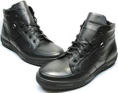 Зимние ботинки кроссовки мужские Ikoc 1608-1 Sport Black.