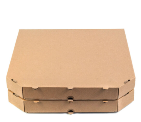 Коробка для пиццы 320х320х40 мм бурая