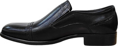 Классический мужские туфли под костюм RossiniRoberto-2YR1165-BlackLeather.