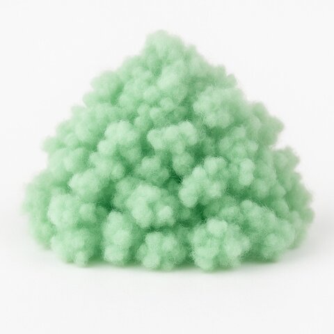 Холлофайбер шарики зелений