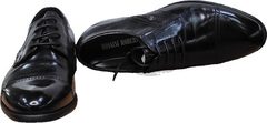 Лаковые туфли дерби мужские Rossini Roberto 2YR1158 Black Leather.