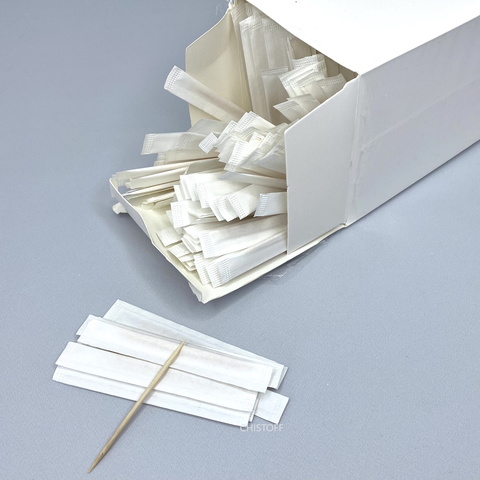 Зубочистки в индивидуальной бумажной упаковке Люкс (1000 шт.)
