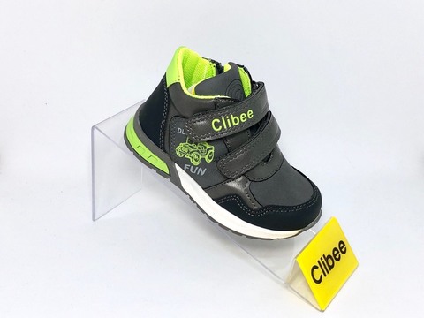 Clibee P260 (деми) Gray/Green 21-26
