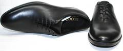 Классические мужские туфли оксфорды Ikos 006-1 Black