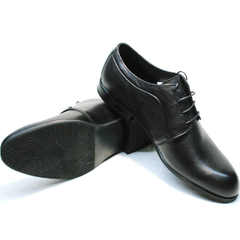 Классические мужские туфли черного цвета Ikoc 060-1 ClassicBlack.
