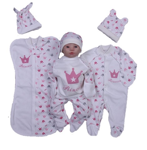 Набор одежды для новорожденного в роддом 7 предметов для девочки