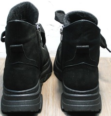 Женские ботинки из натуральной кожи на осень весну Rifellini Rovigo 525 Black.