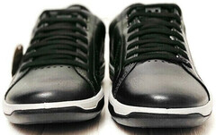 Кожаные кеды мужские осенние кроссовки Pegada 118107-05 Black.