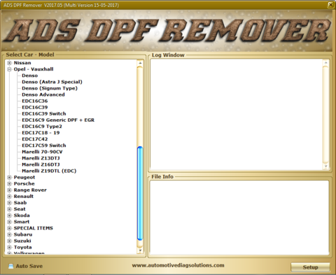 DPF EGR Lambda Adblue Flap DTC Hotstart Remover v 2017.05