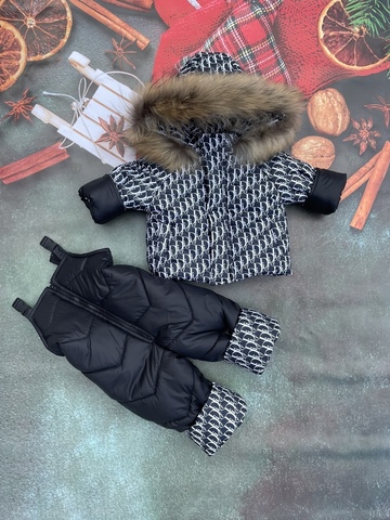 Комбінезон з курткою зимовий дитячий Look Пухнастик Dior