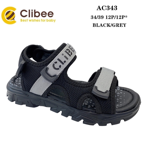 Clibee AC343 Black/Grey 34-39