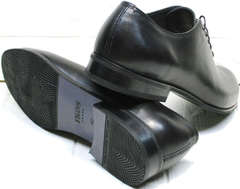 Классические черные туфли оксфорд мужские Ikoc 063-1 ClassicBlack.
