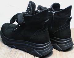 Ботинки женские демисезонные кожаные Rifellini Rovigo 525 Black.