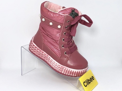 Clibee (зима) H703 Water/red 22-27
