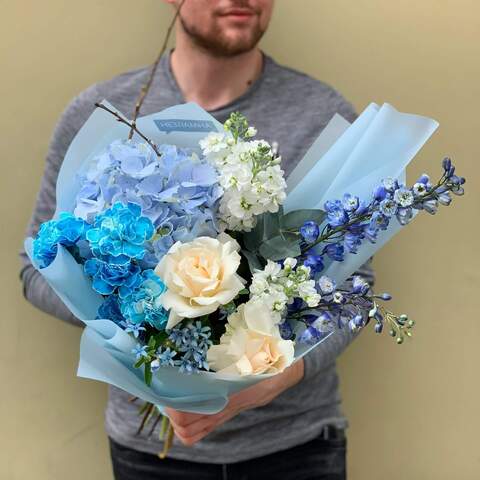 Photo of Bouquet «Azure of the Sky»