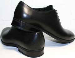 Осенние мужские туфли Ikos 006-1 Black