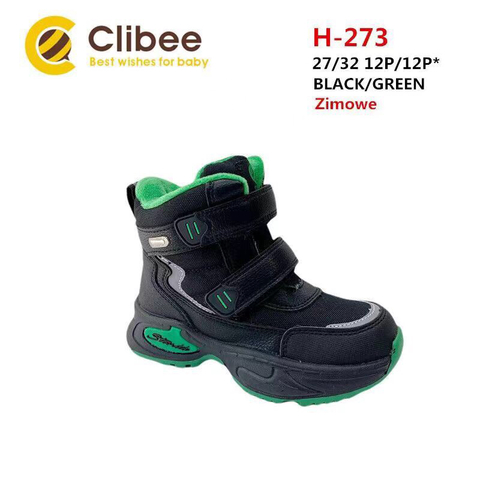 Clibee (зима) H273 Black/Green 27-32