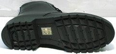 Женские осенние ботинки на грубой подошве Misss Roy 252-01 Black Leather.