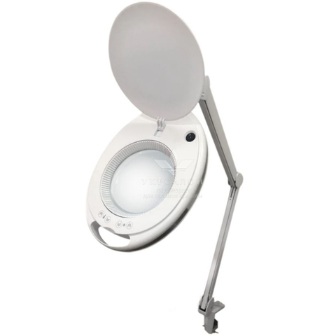 Лампа-лупа 6027К-Н LED с регулировкой яркости, холодный/теплый свет, 1-12W