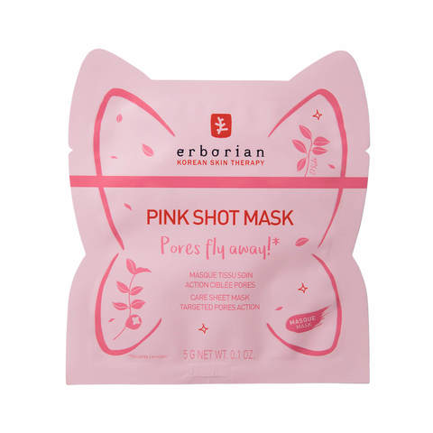 Erborian PP тканевая маска для сужения пор Pink Shot Mask