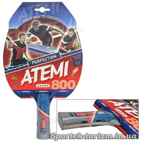 Ракетка для професіоналів настільного тенісу Atemi 800 Perfection