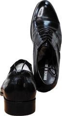 Классические туфли под классический костюм Rossini Roberto 2YR1158 Black Leather.