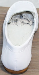 Мокасины женские кожаные AESD 902 White