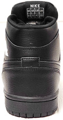 Высокие кеды кроссовки зима мужские Nike Air Jordan 1 Retro High Winter BV3802-945 All Black