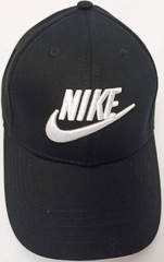Популярная спортивная кепка с козырьком Nike 1144 Black-White