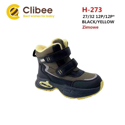 Clibee (зима) H273 Black/Yellow 27-32