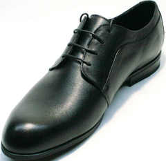 Кожаные туфли мужские классические Ikoc 060-1 ClassicBlack.