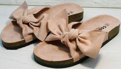 Красивые сандали шлепки на лето женские Comer SAR-15 Pink.